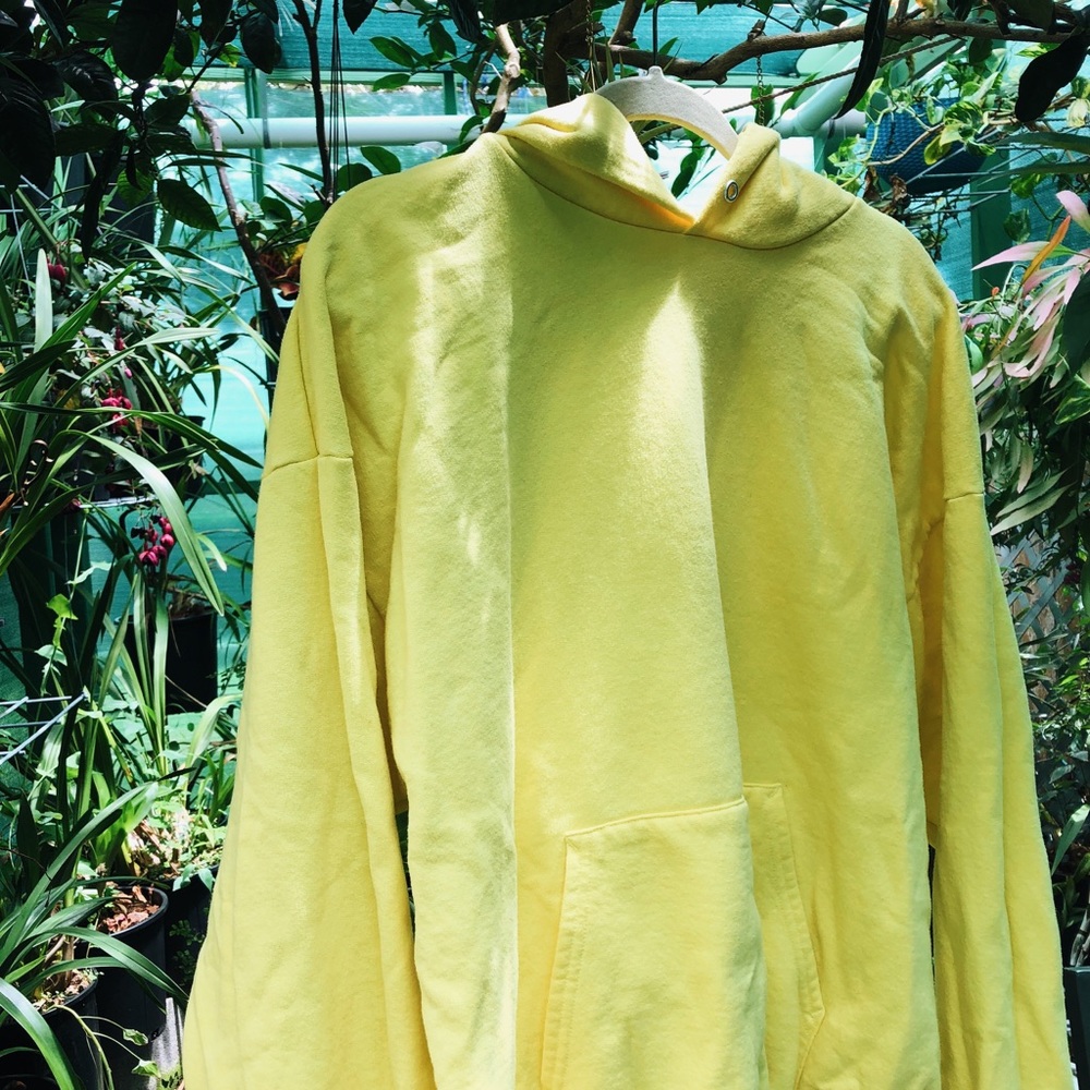 Yellow Oversized Hoodie